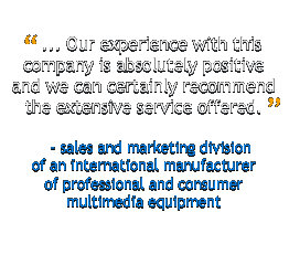What our Clients say about us...
