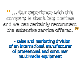 What our Clients say about us...
